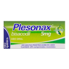 Plesonax 20 Comprimidos Revestidos