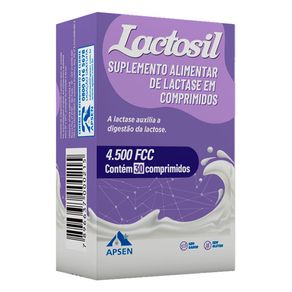 Suplemento Alimentar Lactosil 4.500 FCC 30 Comprimidos
