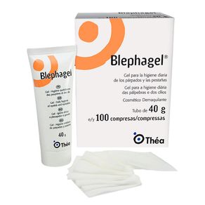 Gel para limpeza das Pálpebras Blephagel 40g + Compresas