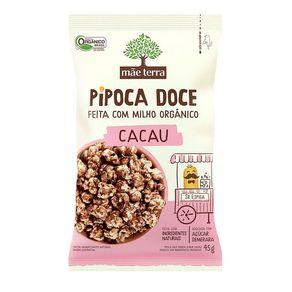Pipoca Nupoca Mãe Terra Sabor Cacau 45g