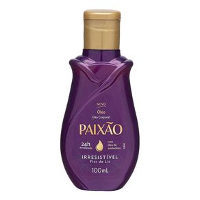 Óleo Deo Corporal Paixão Irresistível Flor de Lis 100ml