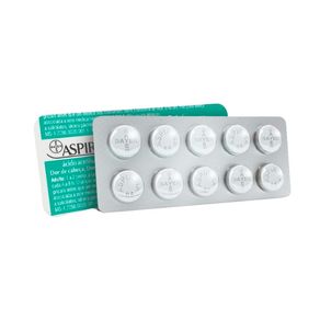 Aspirina 500mg 10 Comprimidos