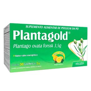 Suplemento Alimentar Planta Gold Sabor Laranja 30 Sachês 5g