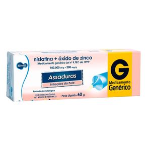 Nistatina 100.000 U.I/g + Óxido De Zinco200mg/g EMS Pomada 60g