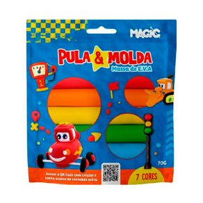 Massa de EVA Magic Pula & Molda Carros 70g