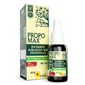 Propomax Extrato Aquoso de Própolis Sem Álcool Solução Gotas 30ml