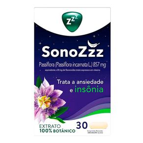 Sonozzz Passiflora 857mg 30 Comprimidos Revestidos