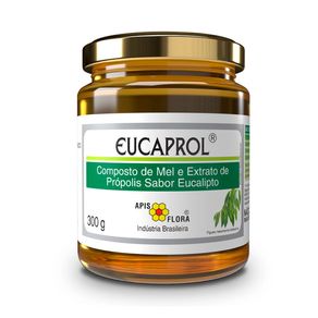 Composto de Mel Eucaprol Apis Flora Sabor Mel, Própolis e Eucalipto 300g