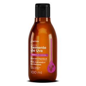 Óleo Hidratante Corporal Farmax Semente de Uva 100ml