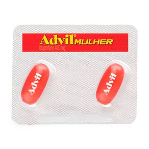 Advil Mulher 400mg Blister 2 Cápsulas Líquidas