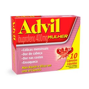 Advil Mulher 400mg 10 Cápsulas Líquidas