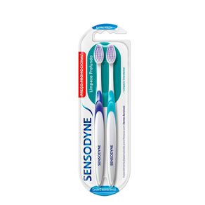 Escova Dental Sensodyne Limpeza Profunda Extra Macia 2 Unidades