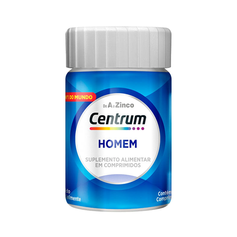 Suplemento Alimentar Centrum Homem De A a Zinco 30 Comprimidos