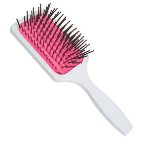 Escova De Cabelo Sveda Hair Magic Colors White Quadrada 1 Unidade