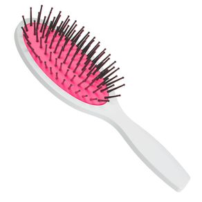 Escova De Cabelo Sveda Hair Magic Colors White Oval 1 Unidade