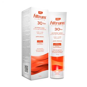 Protetor Solar Facial Filtrum Ultra Seco FPS30 Sem Cor 60g