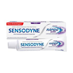 Creme Dental Sensodyne Rápido Alívio 50g
