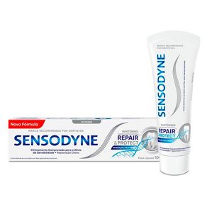 Creme Dental Sensodyne Whitening Repair e Protect 100g
