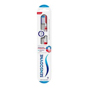 Escova Dental Sensodyne Sensibilidade & Gengivas Macia 1 Unidade