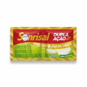 Antiácido e Analgésico Sonrisal Limão 2 Comprimidos Efervescentes