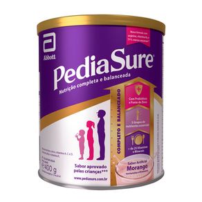 Suplemento Nutricional Infantil Pediasure Sabor Morango 400g
