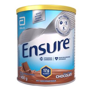 Suplemento Nutricional Ensure Sabor Chocolate 400g