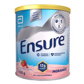 Suplemento Nutricional Ensure Sabor Morango 400g
