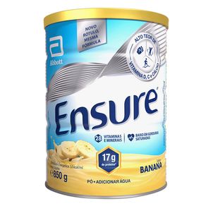 Suplemento Nutricional Ensure Sabor Banana 850g
