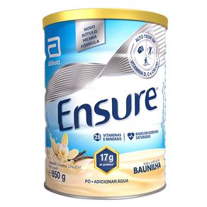 Suplemento Nutricional Ensure Sabor Baunilha 850g