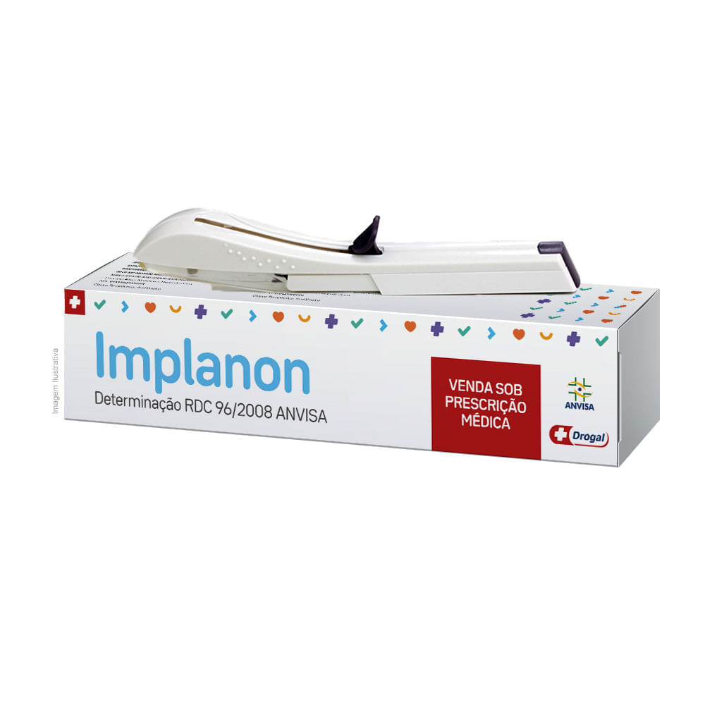 Implanon NXT 68mg Implante Contraceptivo 1 Aplicador Contendo 1 Implante de Uso Subdérmico