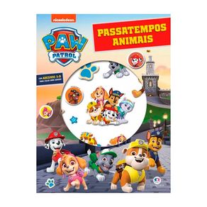 Livro Patrulha Canina Passatempos Animais 1 Unidade