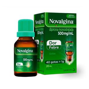 Analgésico e Antitérmico Novalgina 500mg/ml Gotas 20ml