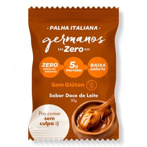 Palha Italiana Germanos Zero Sabor Doce de Leite 30g