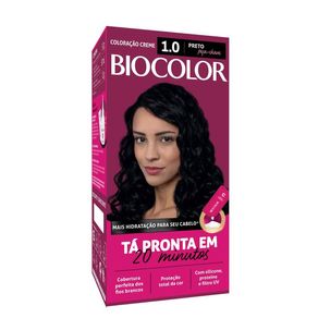 Tinta de Cabelo Biocolor Mini Kit Preto Peça-Chave 1.0