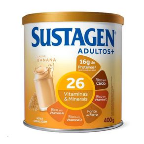 Complemento Alimentar Sustagem Adultos+ Sabor Banana 400g