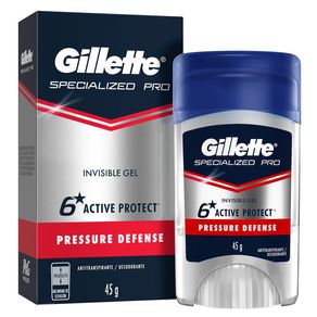 Desodorante Antitranspirante Stick Gillette 6 Active Protect Pressure Defense 45g