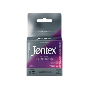 Preservativo Camisinha Jontex Orgasmo em Sintonia 2 Unidades