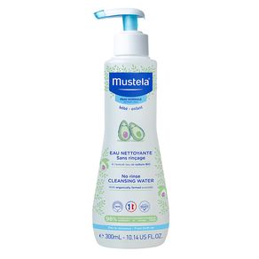 Água de Limpeza Mustela Sem Enxágue com Abacate Orgânico 300ml
