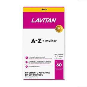 Suplemento Alimentar Lavitan A-Z + Mulher 60 Comprimidos Revestidos