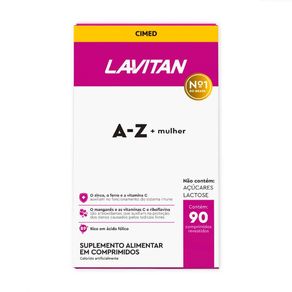 Suplemento Alimentar Lavitan A-Z + Mulher 90 Comprimidos Revestidos