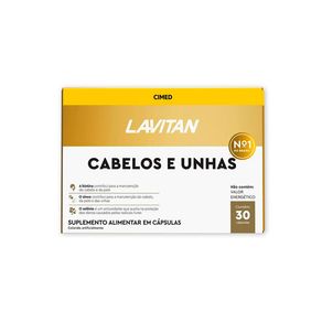 Suplemento Alimentar Lavitan Cabelos e Unhas 30 Cápsulas