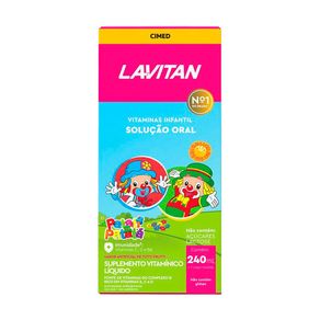 Suplemento Vitamínico Líquido Infantil Vitamina Lavitan Patati Patatá Sabor Tutti-Frutti 240ml