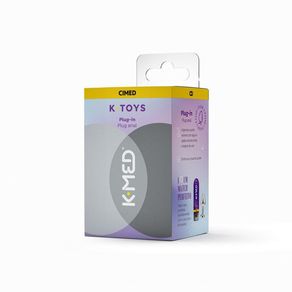 Plug Anal Sex Toy K-Med K-Toys Plug-In 1 Unidade