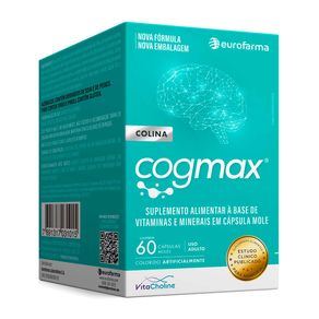 Suplemento Alimentar Cogmax 60 Cápsulas Moles