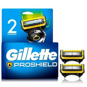 Carga para Aparelho de Barbear Gillette Proshield 2 Unidades