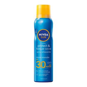Protetor Solar Nivea Sun Spray Protect & Toque Seco FPS30 200ml