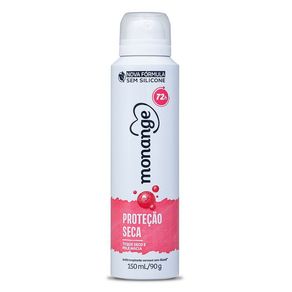 Desodorante Antitranspirante Aerossol Feminino Monange Proteção Seca 150ml