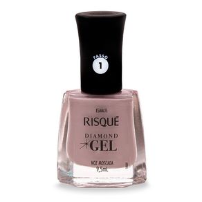 Esmalte Risqué Diamond Gel Noz Moscada Cremoso 9,5ml