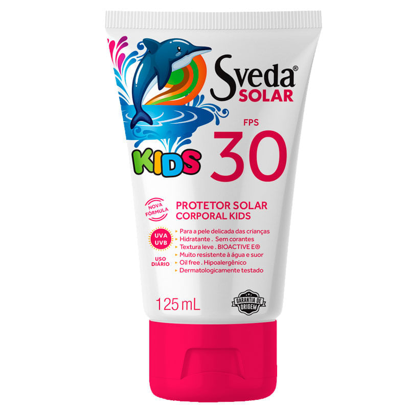Protetor Solar Sveda Kids FPS30 125ml