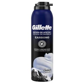 Espuma de Barbear Gillette Carbono com Carvão Ativado 155ml